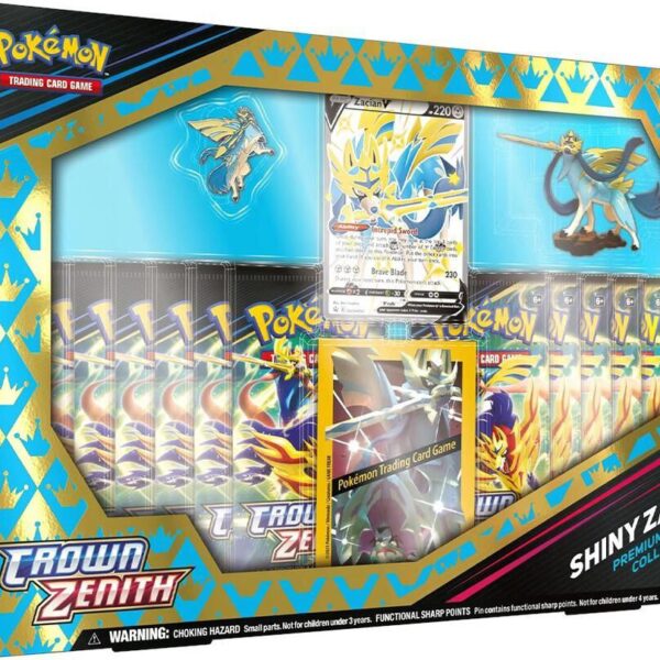 CROWN ZENITH PREMIUM FIGURE COLLECTION (SHINY ZACIAN) (CRZ) 4 CROWN ZENITH PREMIUM FIGURE COLLECTION (SHINY ZACIAN) (CRZ)