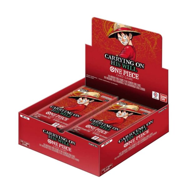 ONE PIECE CG OP-13 BOOSTER BOX CARRYING ON HIS WILL 4 ONE PIECE CG OP-13 BOOSTER BOX CARRYING ON HIS WILL