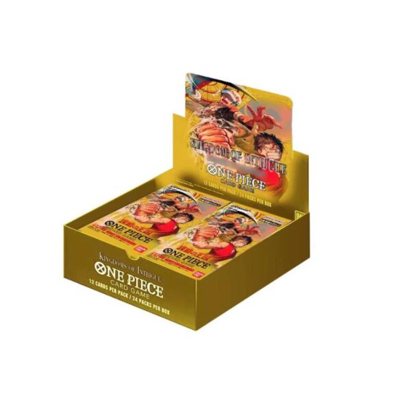 ONE PIECE TCG: KINGDOMS OF INTRIGUE OP-04 BOOSTER BOX 4 ONE PIECE TCG: KINGDOMS OF INTRIGUE OP-04 BOOSTER BOX