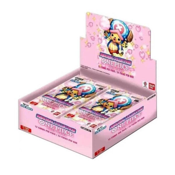 ONE PIECE TRADING CARD GAME MEMORIAL COLLECTION EXTRA BOOSTER BOX EB-01 4 ONE PIECE TRADING CARD GAME MEMORIAL COLLECTION EXTRA BOOSTER BOX EB-01