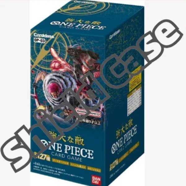 ONE PIECE TCG : PILLARS OF STRENTH / MIGHTY ENEMY OP-03 OFFICIAL SEALED CASE 4 ONE PIECE TCG : PILLARS OF STRENTH / MIGHTY ENEMY OP-03 OFFICIAL SEALED CASE