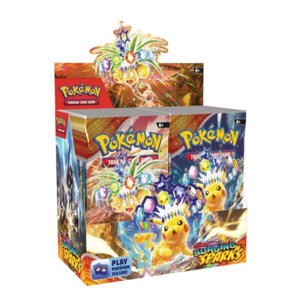 SURGING SPARKS BOOSTER BOX 4 SURGING SPARKS BOOSTER BOX