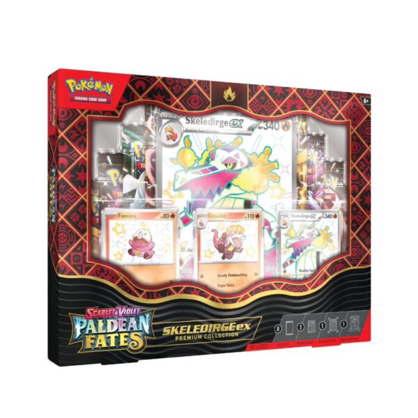 PALDEAN FATES PREMIUM COLLECTIONS SKELEDIRGE EX 4 PALDEAN FATES PREMIUM COLLECTIONS SKELEDIRGE EX
