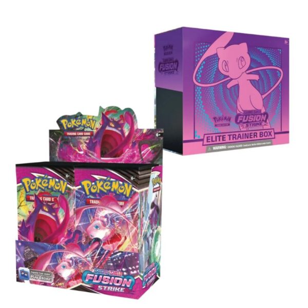 FUSION STRIKE BOOSTER BOX + FUSION STRIKE ETB 4 FUSION STRIKE BOOSTER BOX + FUSION STRIKE ETB