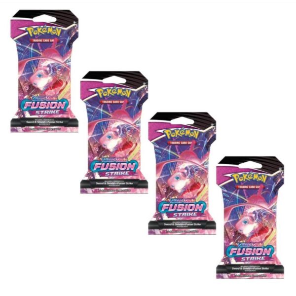FUSION STRIKE – SLEEVED BOOSTER PACK – 24 PACK BUNDLE 4 FUSION STRIKE – SLEEVED BOOSTER PACK – 24 PACK BUNDLE