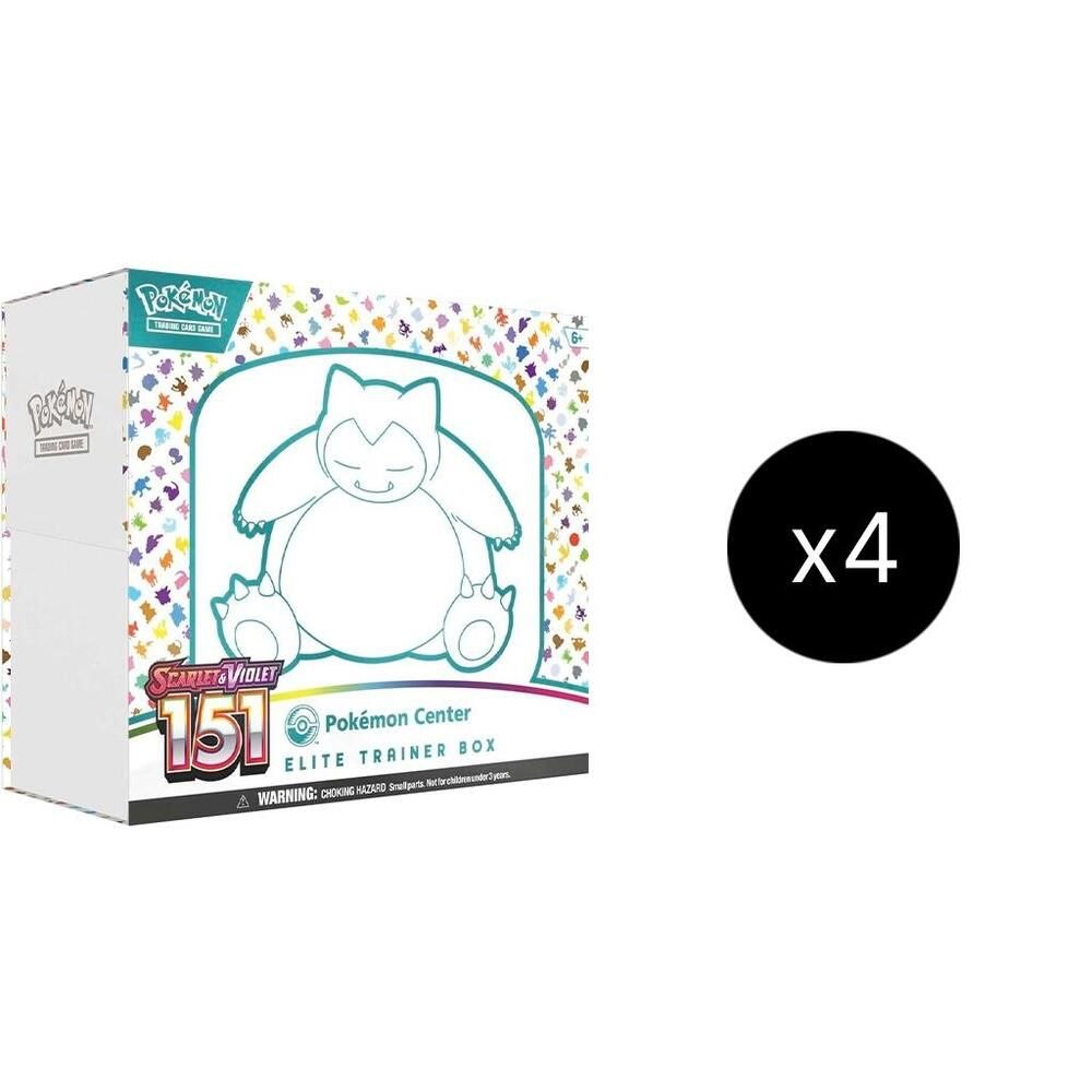 151 POKEMON CENTER ELITE TRAINER BOX (EXCLUSIVE) CASE 4 151 POKEMON CENTER ELITE TRAINER BOX (EXCLUSIVE) CASE
