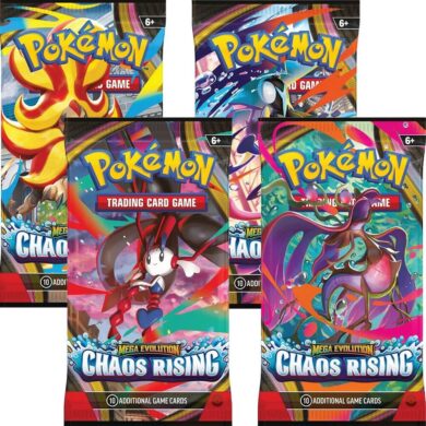 Chaos Rising Booster Pack Art Bundle English Pokémon TCG sealed product