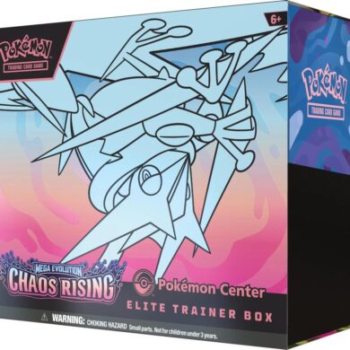 Chaos Rising Pokémon Center Elite Trainer Box English Pokémon TCG sealed product